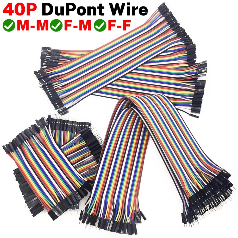 Breadboard Jumper Wire - 40Pin Dupont Cable Ribbon Jumper Wire