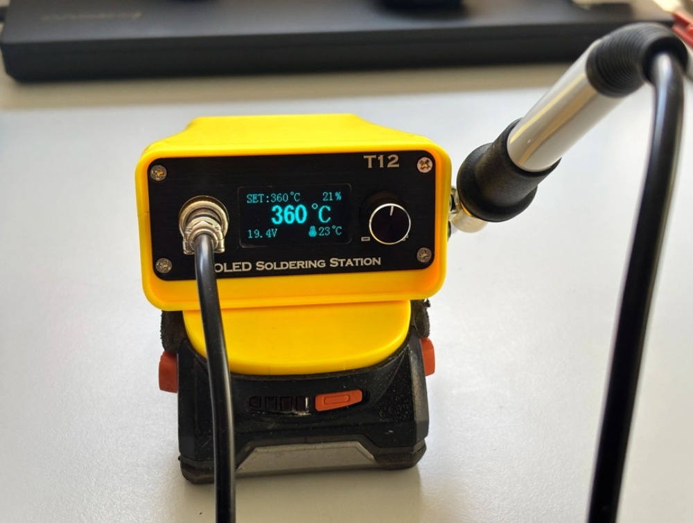 Diy Electronics Bench - T12 Cordless Soldering Iron For RIDGID
