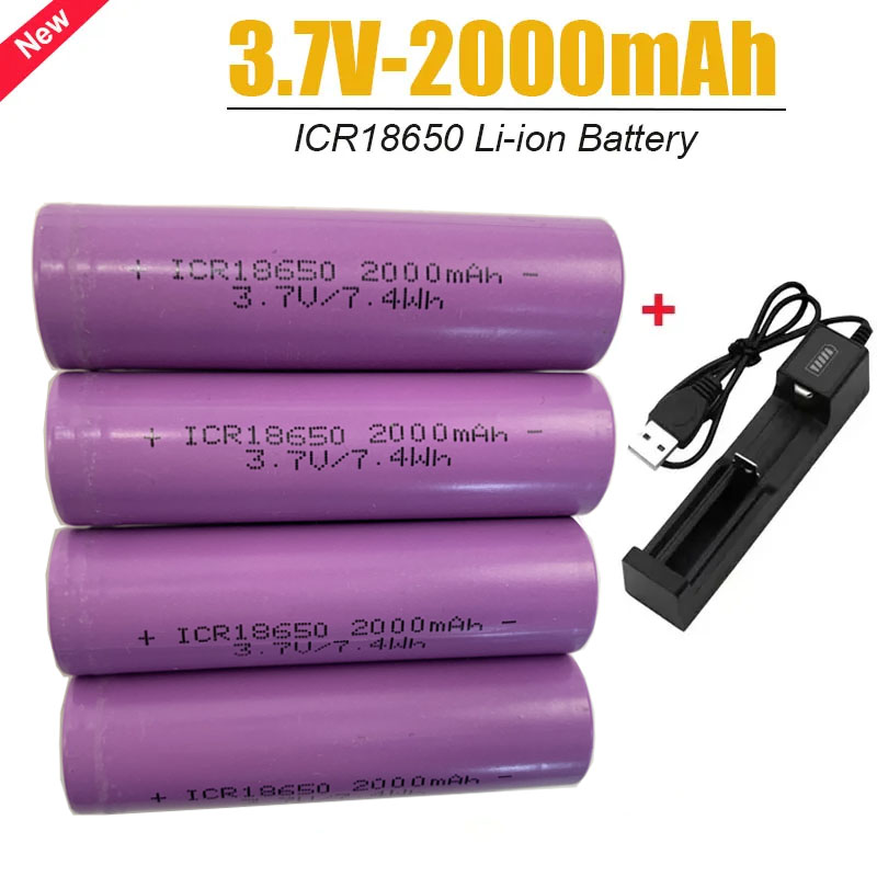 Diy Electronics Cleaner - New Original ICR18650 Large Capacity Rechargeable