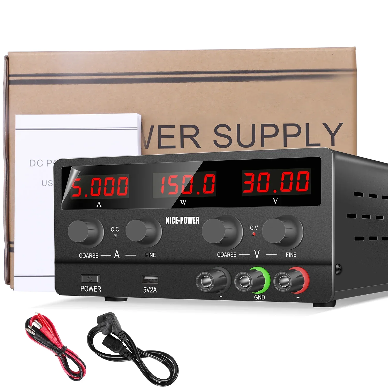 Dc Power Supply Variable - 30V 5A 150W DC Power Supply