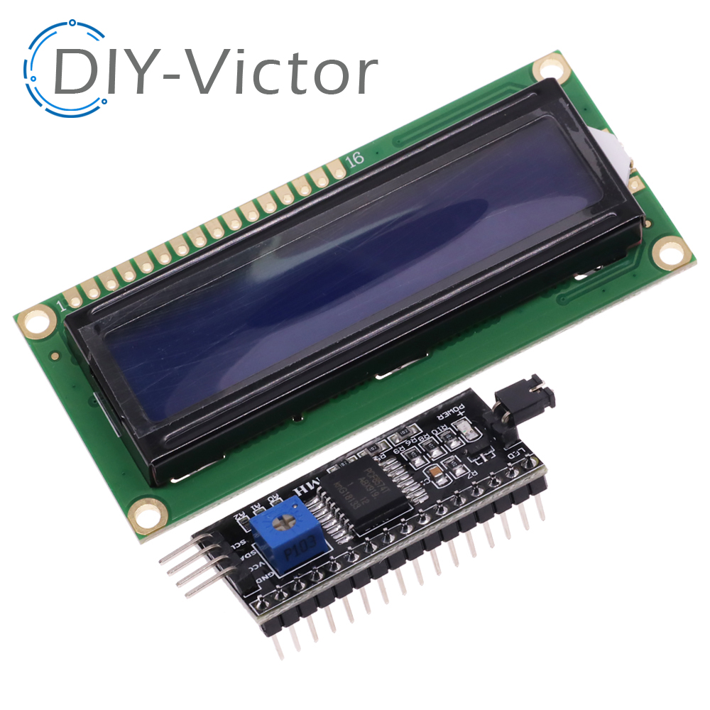 I2C Lcd Display - 1602 16x2 HD44780 For Arduino Character