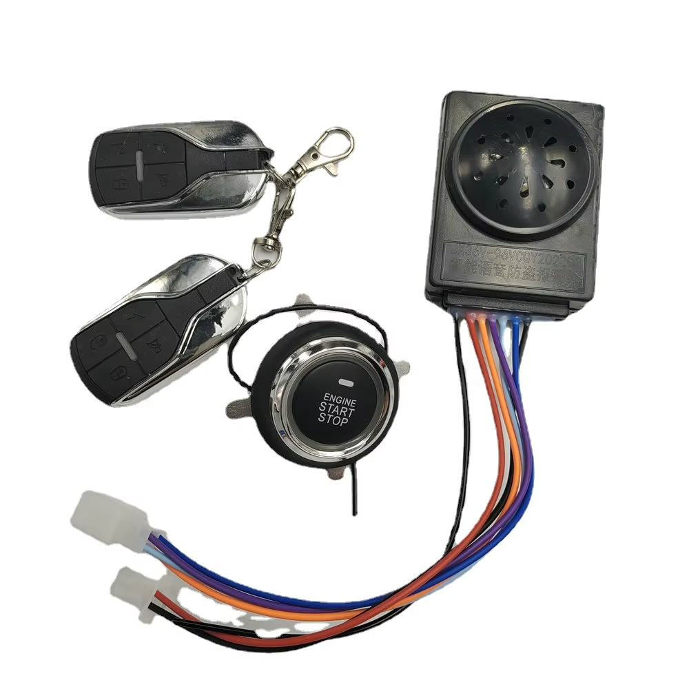 Diy Electronics Power Supply - Diy 36v-96v One-button Start Wireless Key,