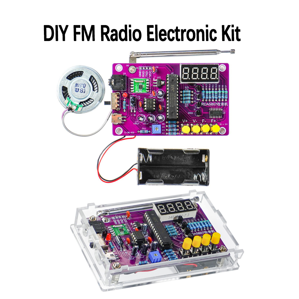 Diy Electronics Projects - DIY FM Radio Electronic Kit 87-108MHz