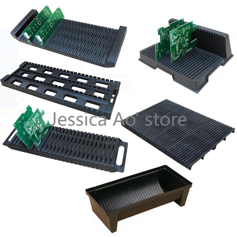 Diy Electronics Rack - PCB Bracket Flashboard Black Plastic PCB