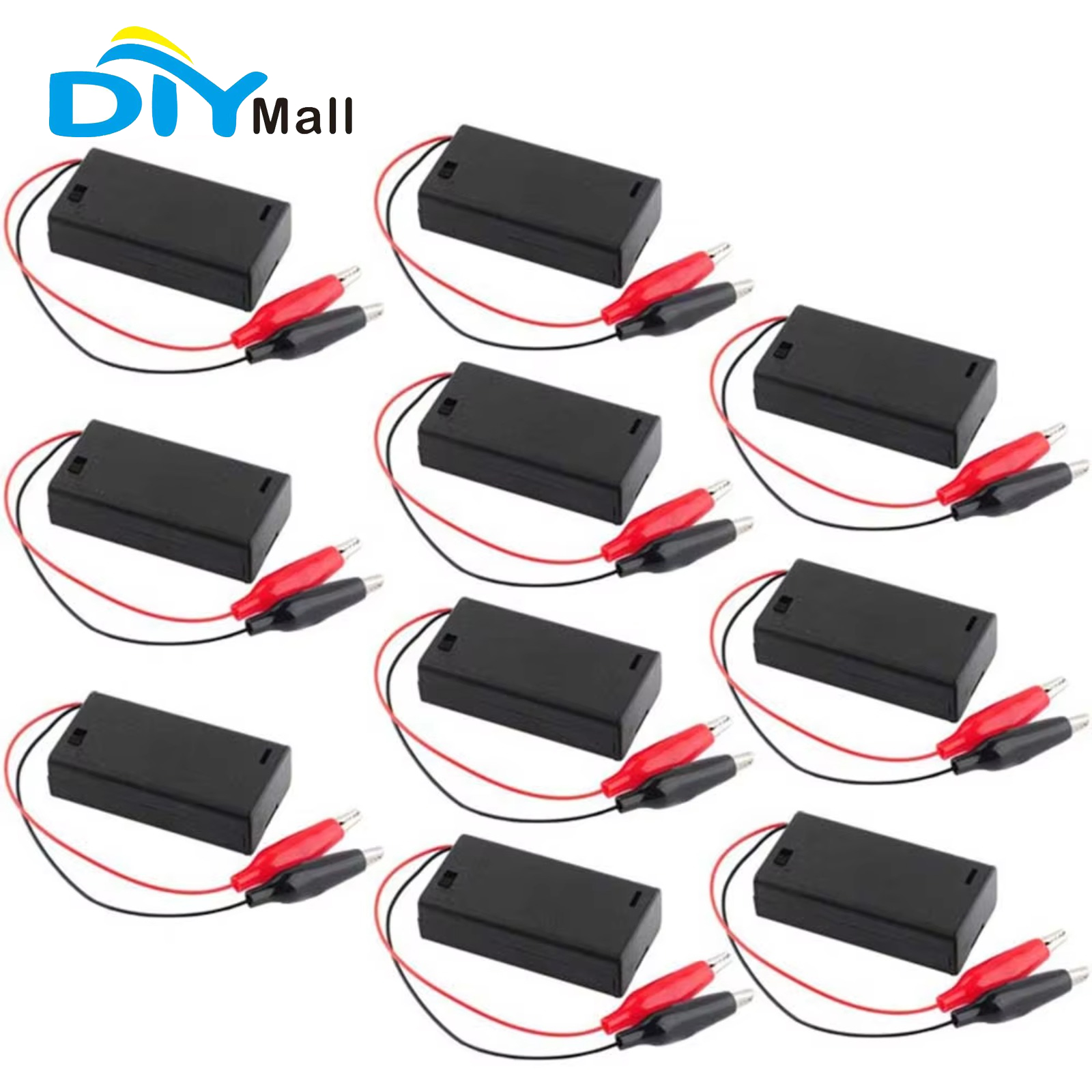 Diy Innovative Electronics - 10 Sets AA Battery Box with