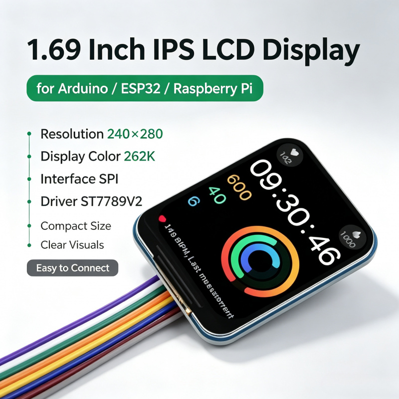 Raspberry Pi Zero - 1.69 Inch IPS LCD Module ST7789V2