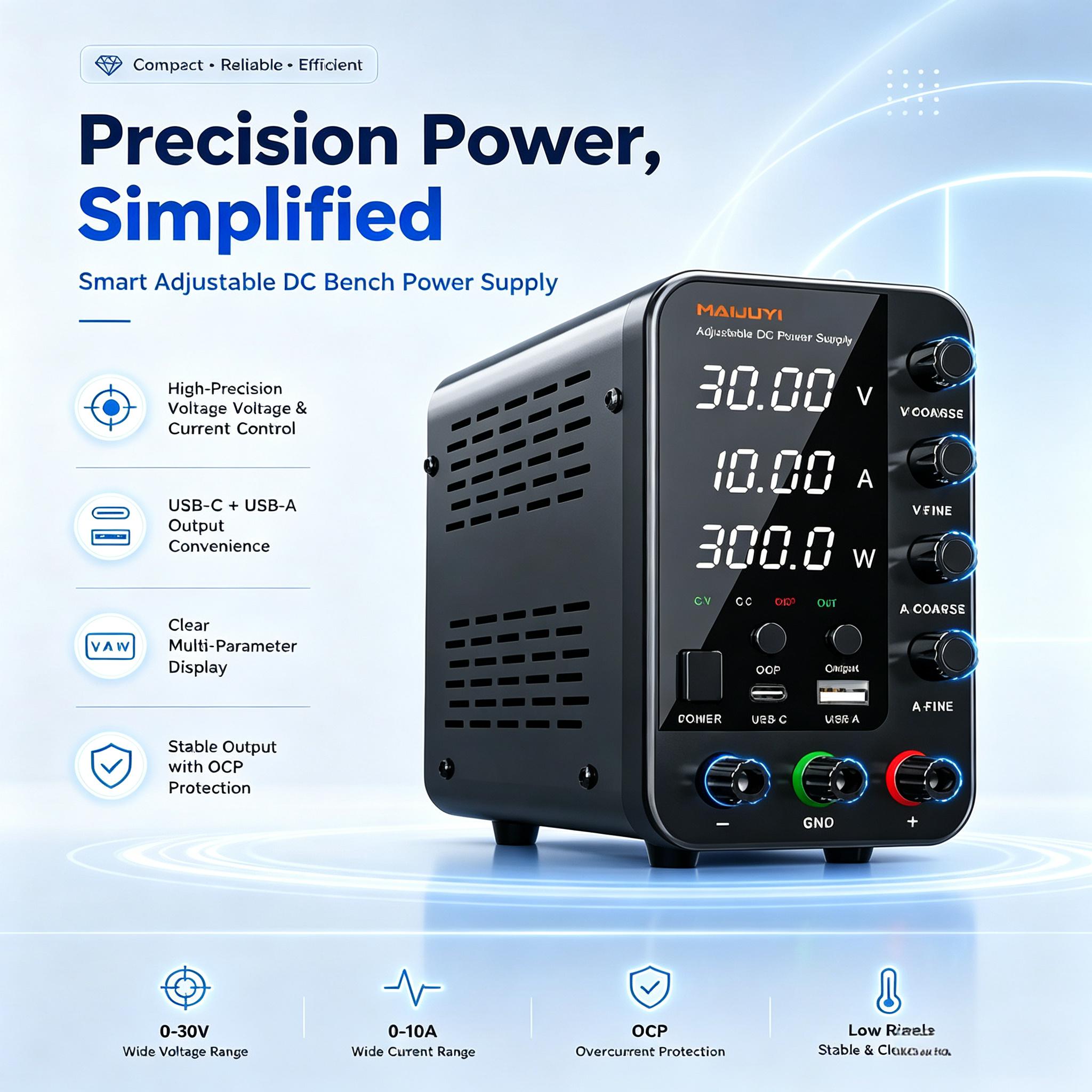 Dc Power Supply Variable - DC Power Supply Multi-spec 30V 10A