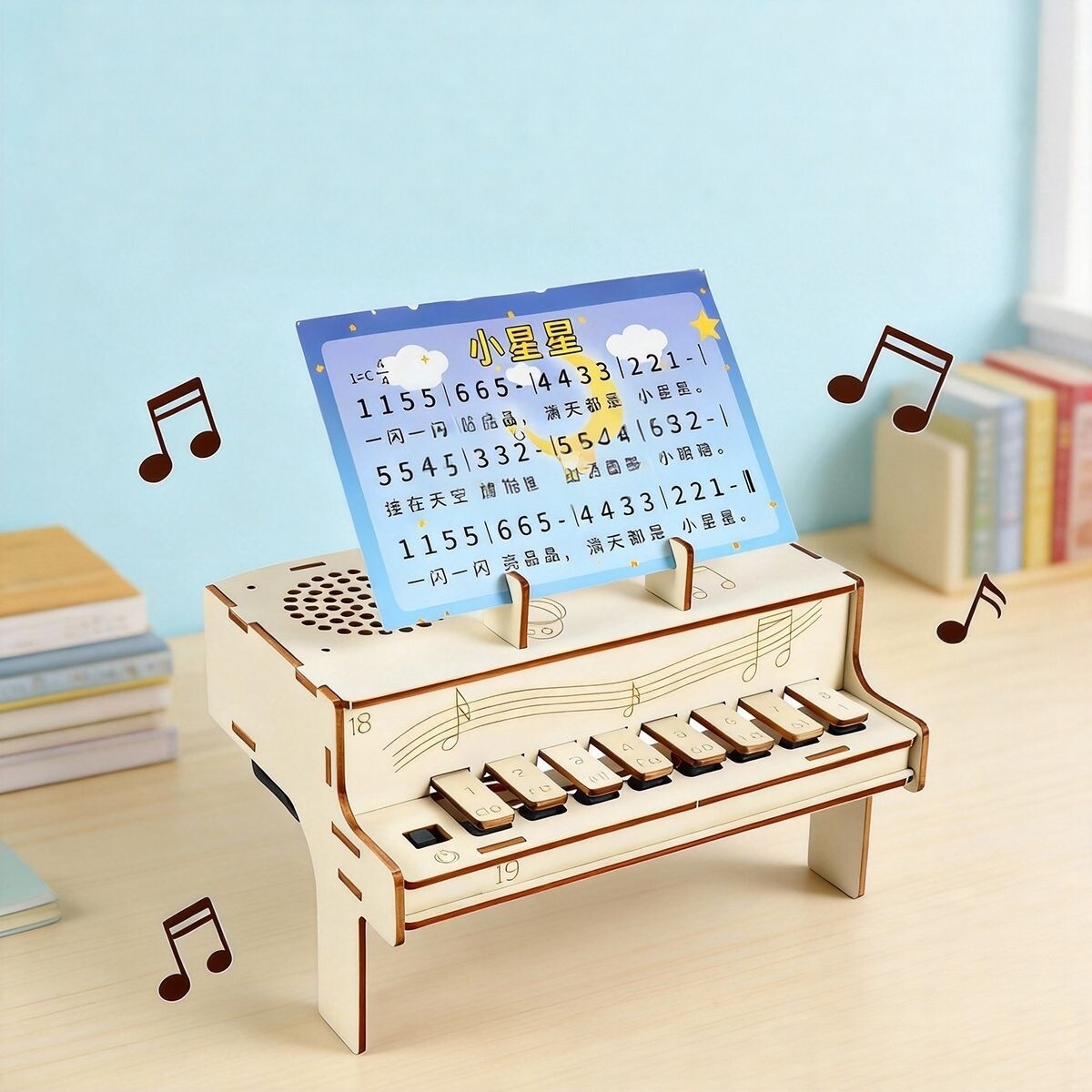 Useful Diy Electronics - DIY Wooden Electronic Piano Model STEM