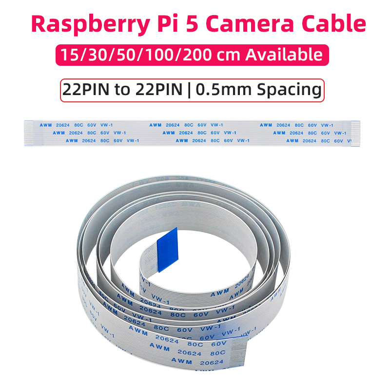 Raspberry Pi Zero - Raspberry Pi 5 Camera Cable 22