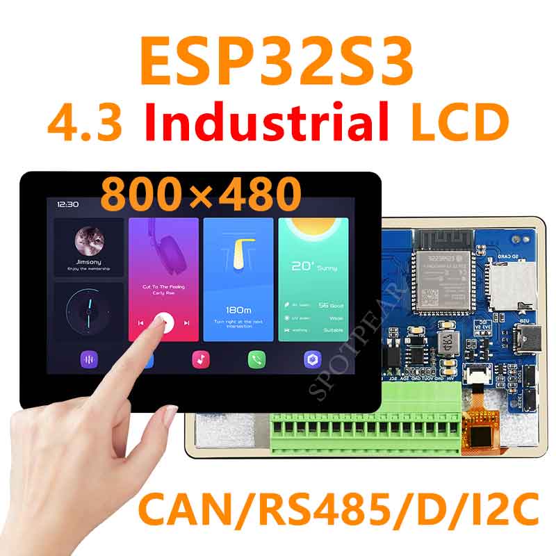ESP32 S3  800x480 Captive Touc - огляд і ціна I2C Lcd Display