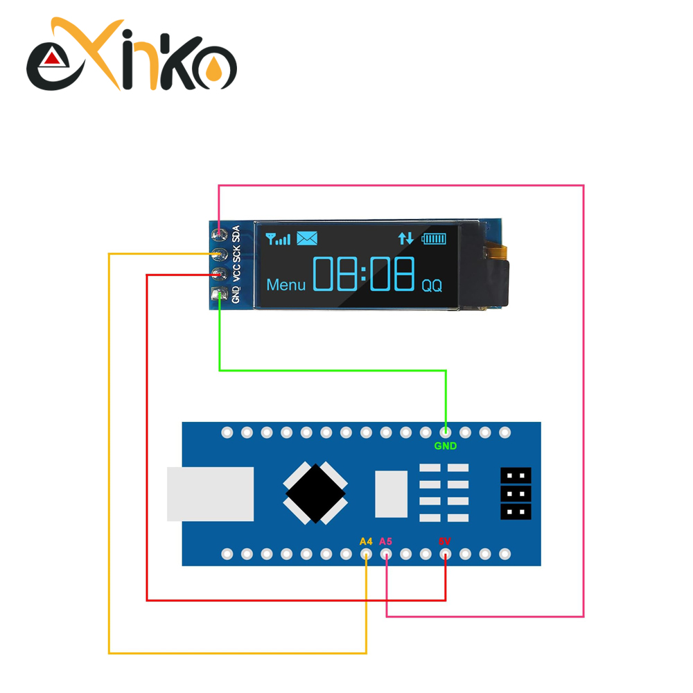 1-10pcs 0.91 inch OLED display - огляд і ціна I2C Lcd Display
