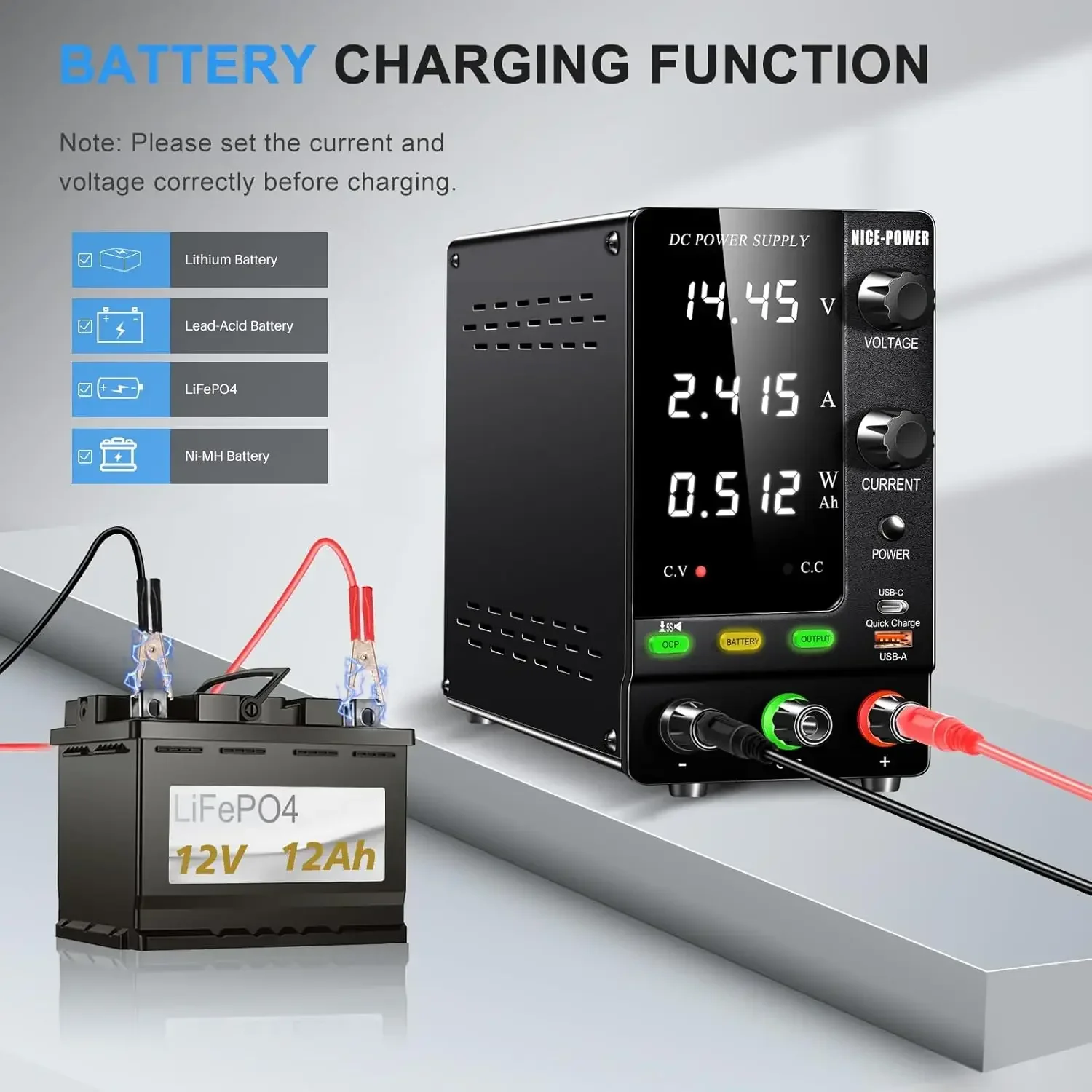 NICE-POWER DC Power Supply Var - огляд і ціна Dc Power Supply Variable