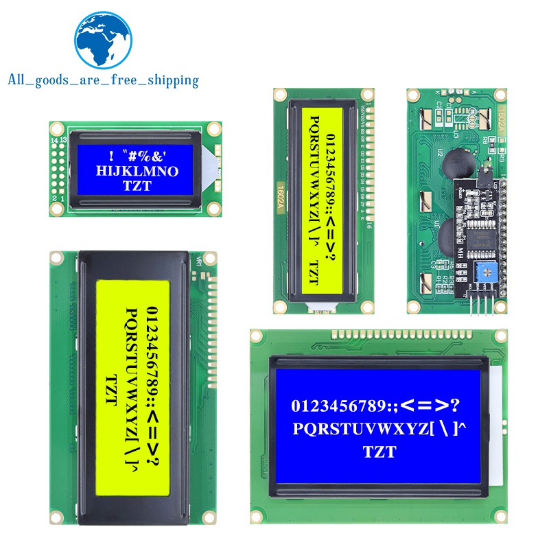 TZT LCD1602 LCD 1602 2004 1286 - огляд і ціна I2C Lcd Display