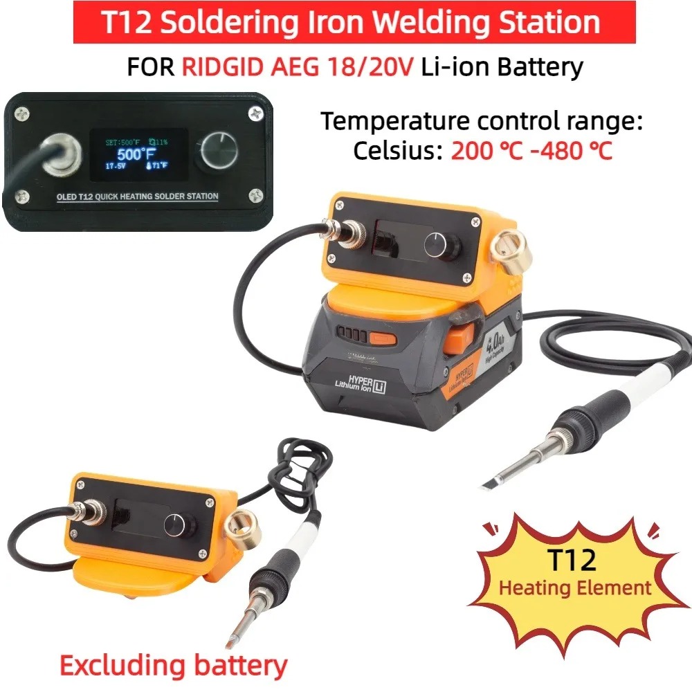 T12 Cordless Soldering Iron Fo - огляд і ціна Diy Electronics Bench