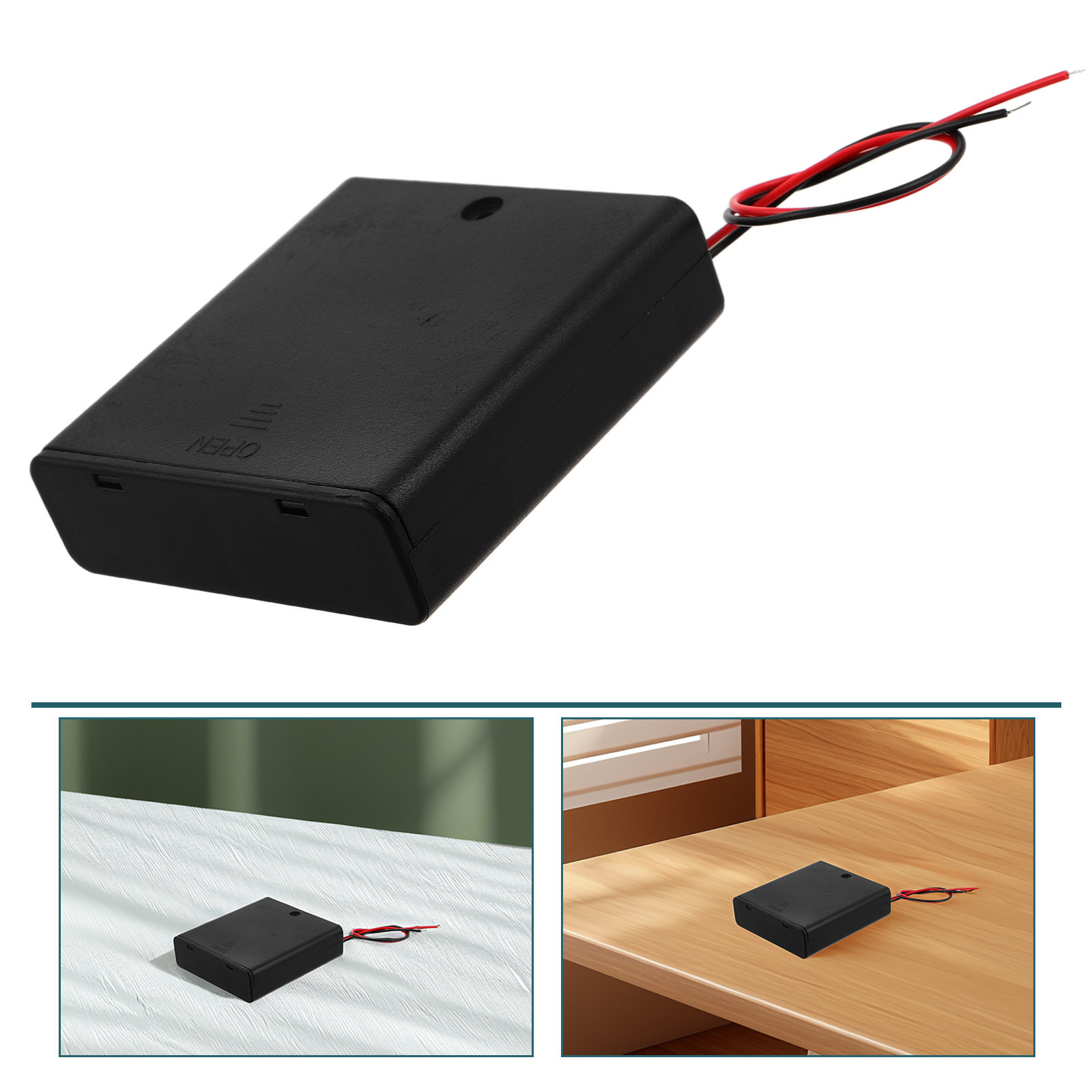 Plastic 4 Aa Battery Holder 6V - огляд і ціна Diy Electronics Holder