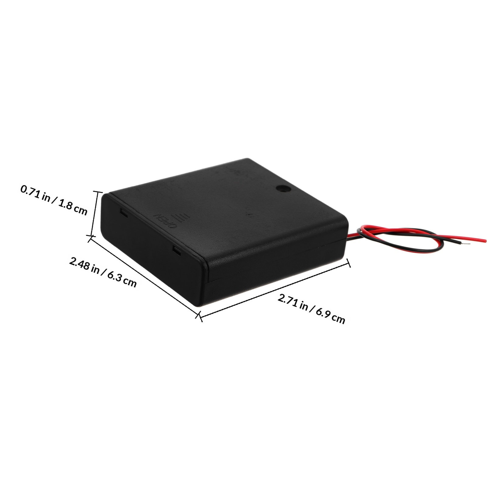 Plastic 4 Aa Battery Holder 6V - огляд і ціна Diy Electronics Holder