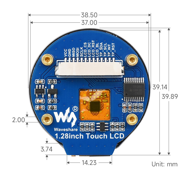 1.28 Inch Touch LCD Display Mo - огляд і ціна I2C Lcd Display