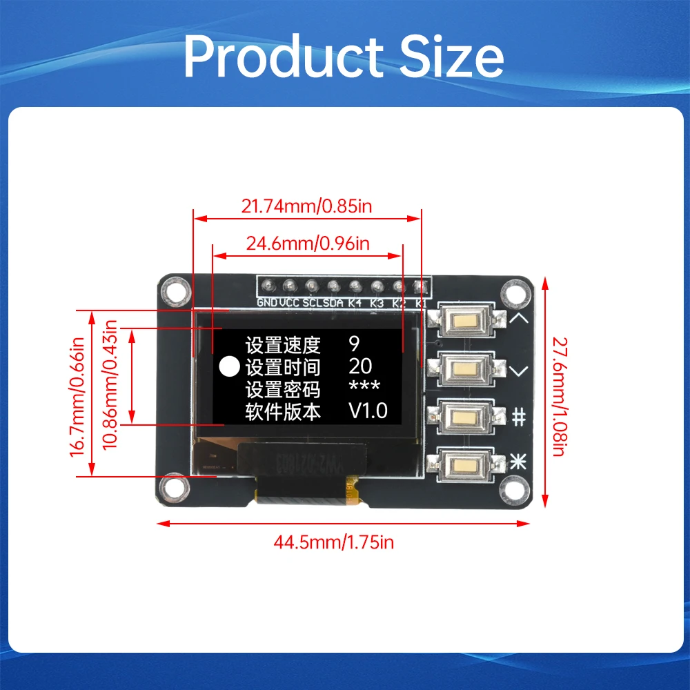 for Arduino 0.96 inch OLED Dis - огляд і ціна I2C Lcd Display