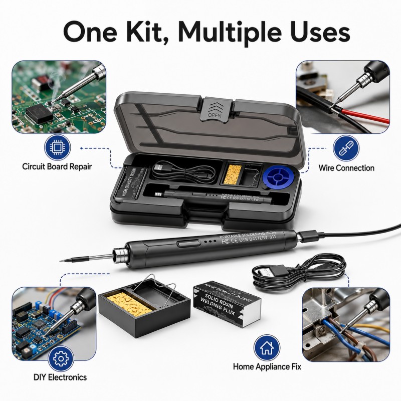 USB Rechargeable Soldering Iro - огляд і ціна Diy Electronics Bench