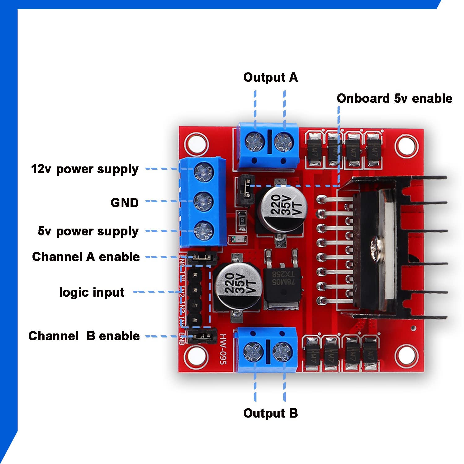 L298N Motor Drive Controller B - огляд і ціна L298N Motor Driver