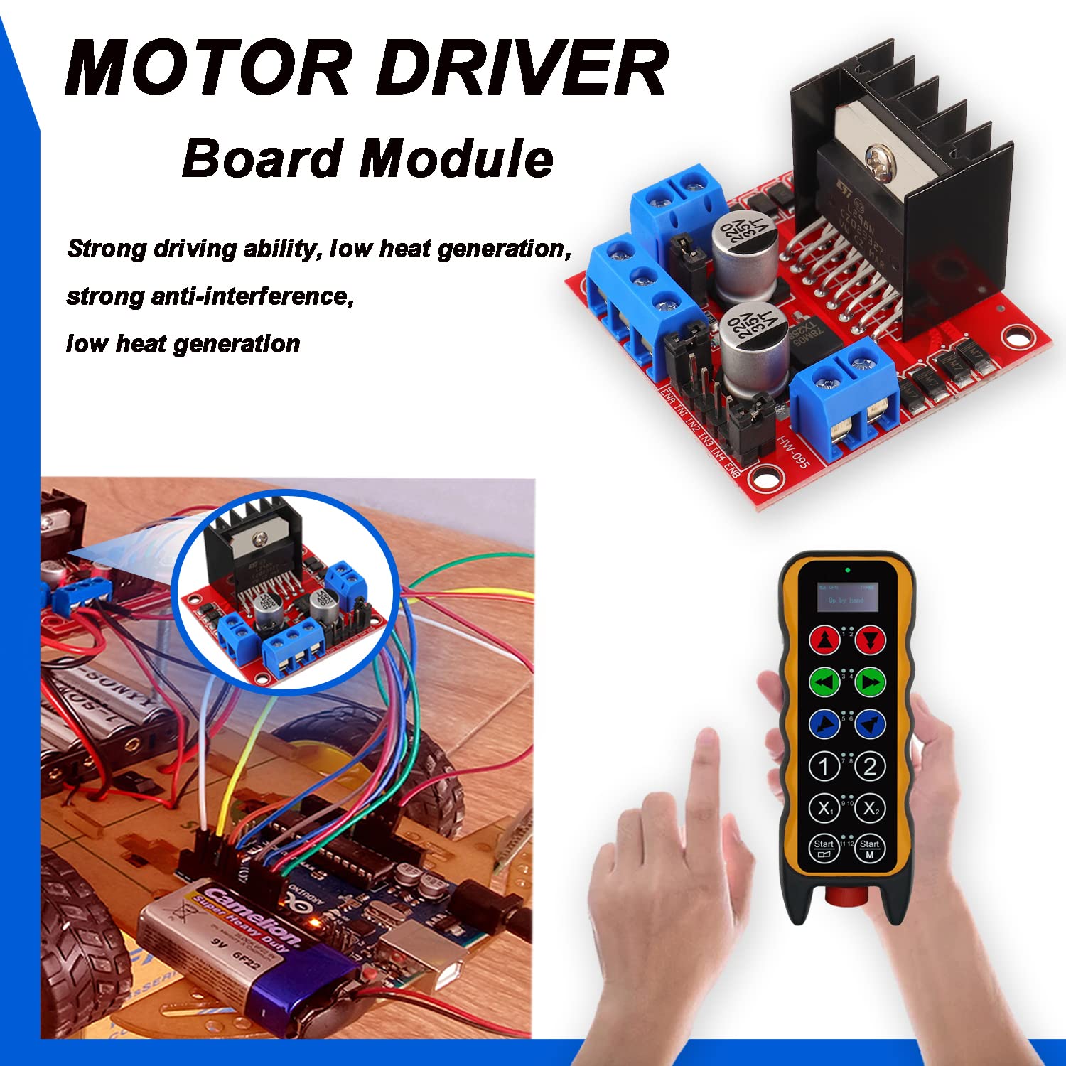 L298N Motor Drive Controller B - огляд і ціна L298N Motor Driver
