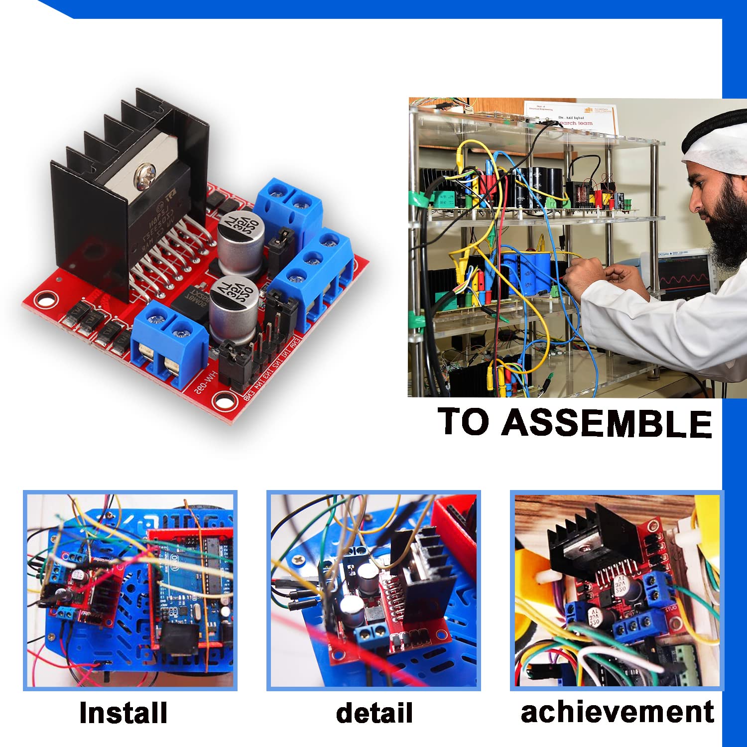 L298N Motor Drive Controller B - огляд і ціна L298N Motor Driver