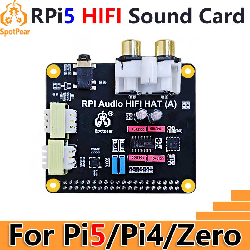 Raspberry Pi5 Audio HIFI HAT P - огляд і ціна Raspberry Pi Zero