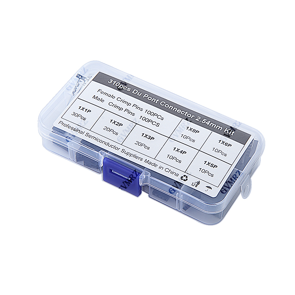 310PCS/BOX 2.54mm Male+Female  - огляд і ціна Useful Diy Electronics
