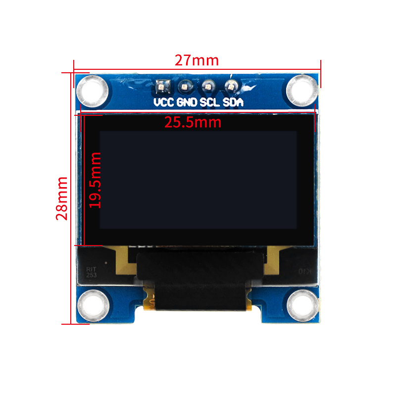 0.96 Inch OLED SSD1306 I2C IIC - огляд і ціна I2C Lcd Display