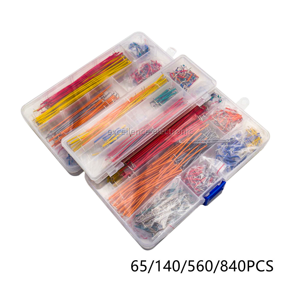 65/140/560/840Pcs/Box Solderle - огляд і ціна Breadboard Jumper Wire