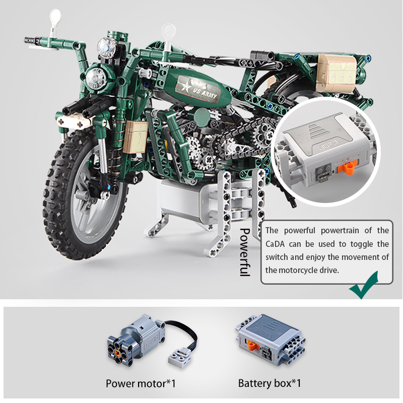Cada 550PCS City Series Electr - огляд і ціна Diy Motorcycle Electronics