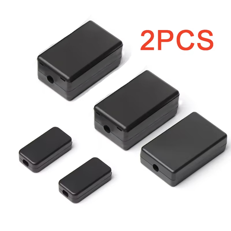 2PCS Plastic Waterproof Black  - огляд і ціна Diy Waterproof Electronics