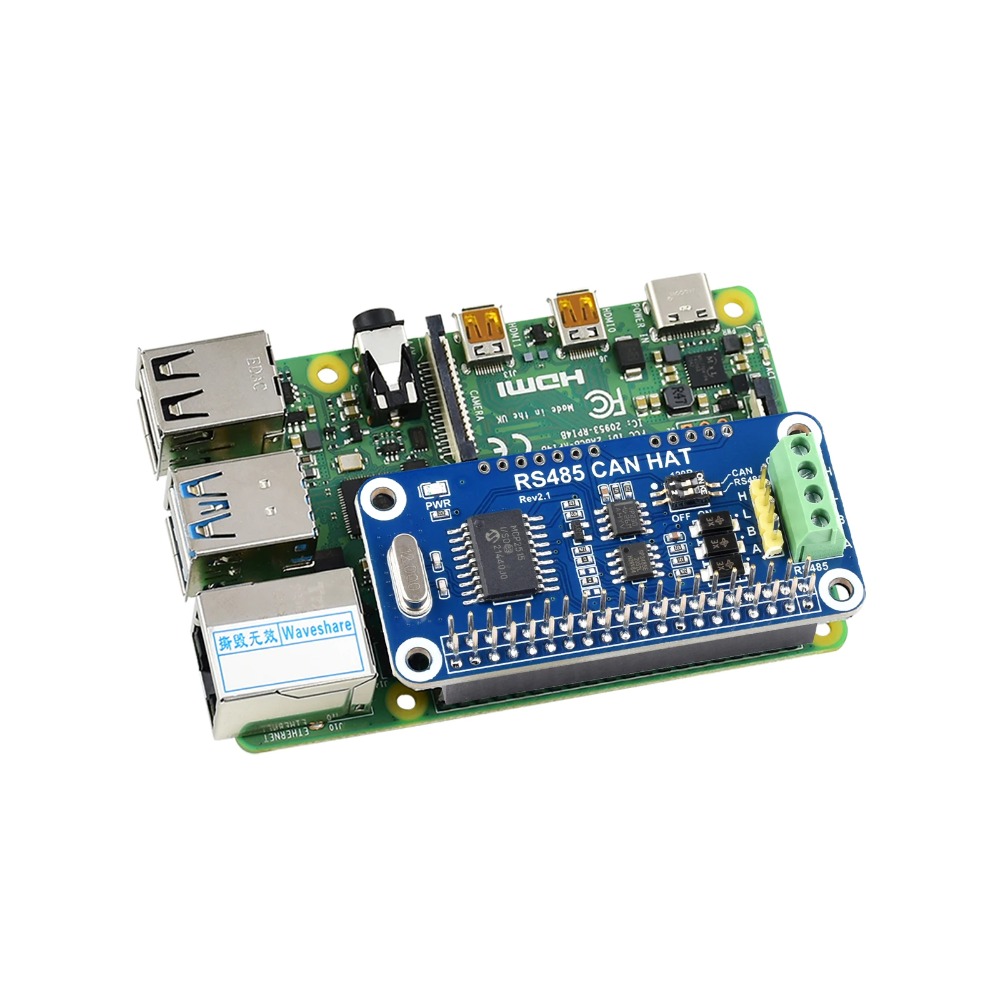 Waveshare RS485 CAN HAT For fo - огляд і ціна Raspberry Pi Zero