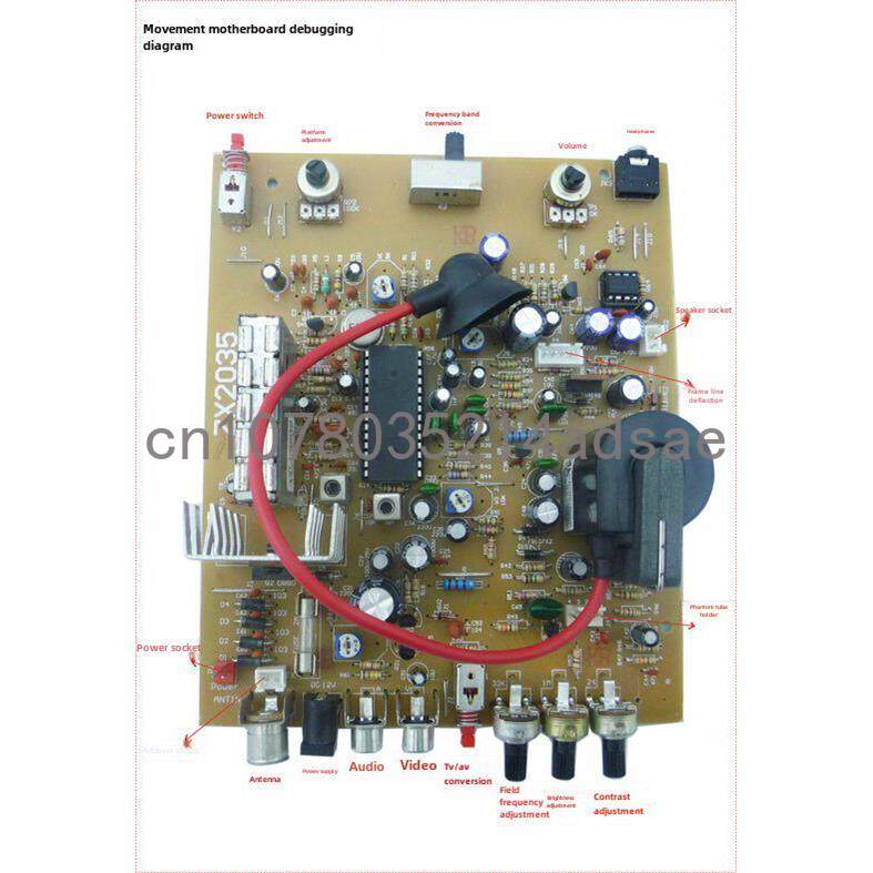 5.5 Inch Black & White TV Main - огляд і ціна Diy Electronics Projects