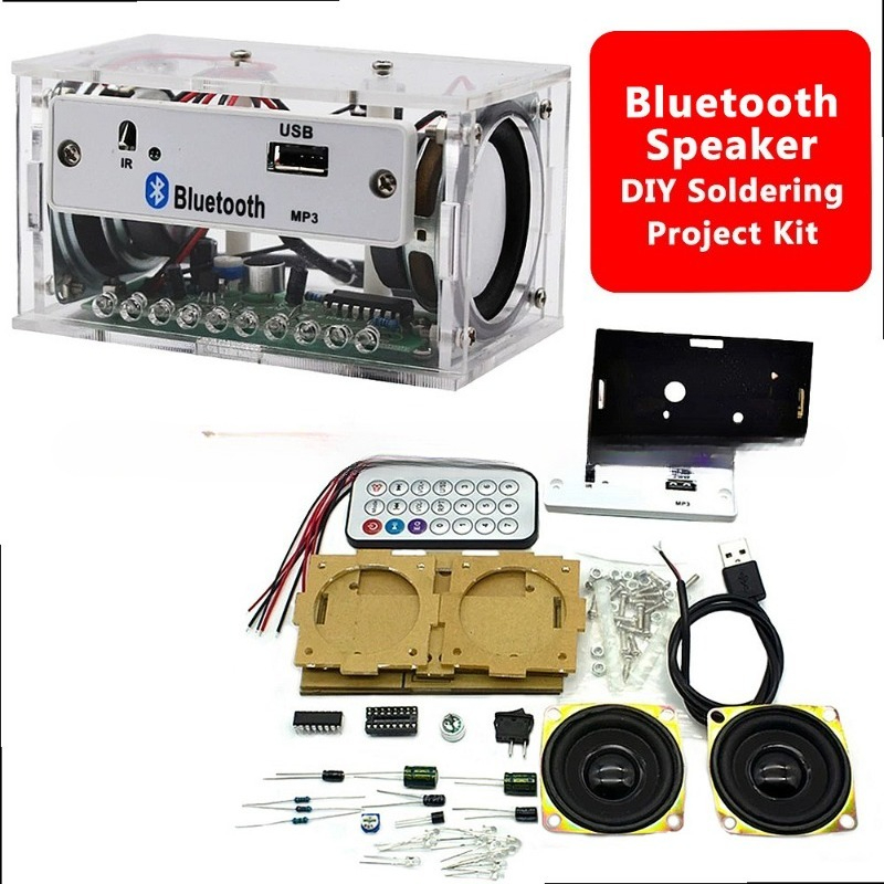 DIY Bluetooth Speaker Electron - огляд і ціна Diy Electronics Rack