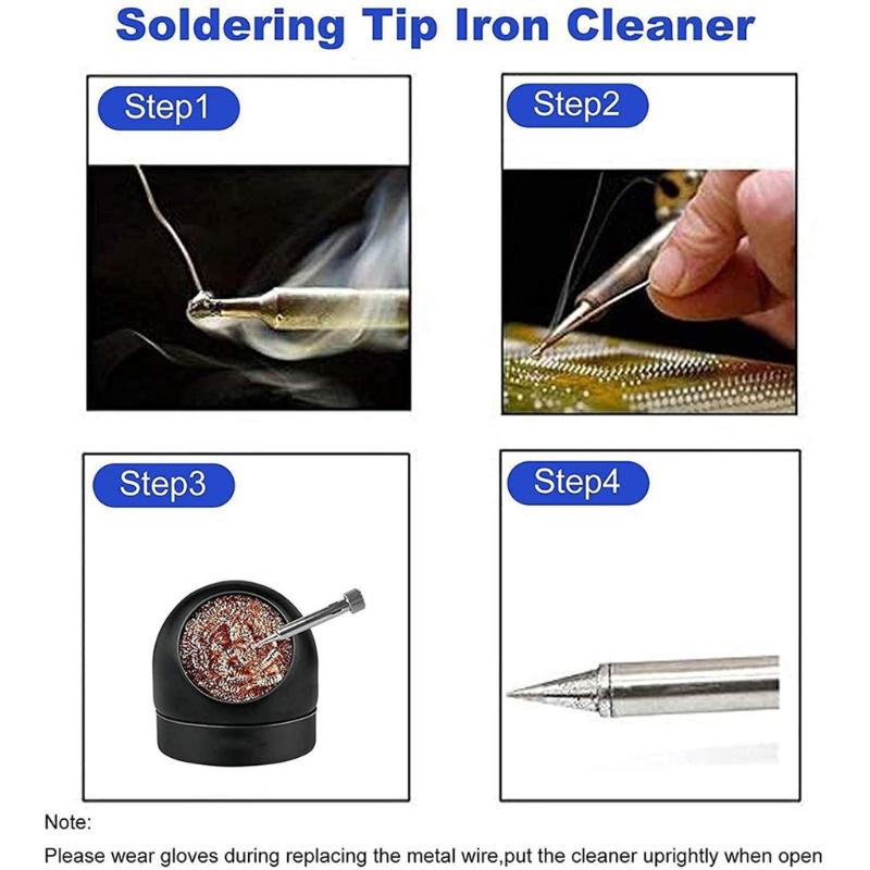 Soldering Iron Tip Cleaner Bal - огляд і ціна Diy Electronics Cleaner