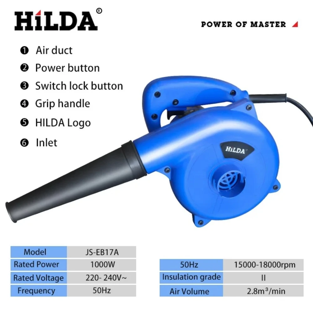 HILDA 1000W Electric Air Duste - огляд і ціна Diy Electronics Cleaner