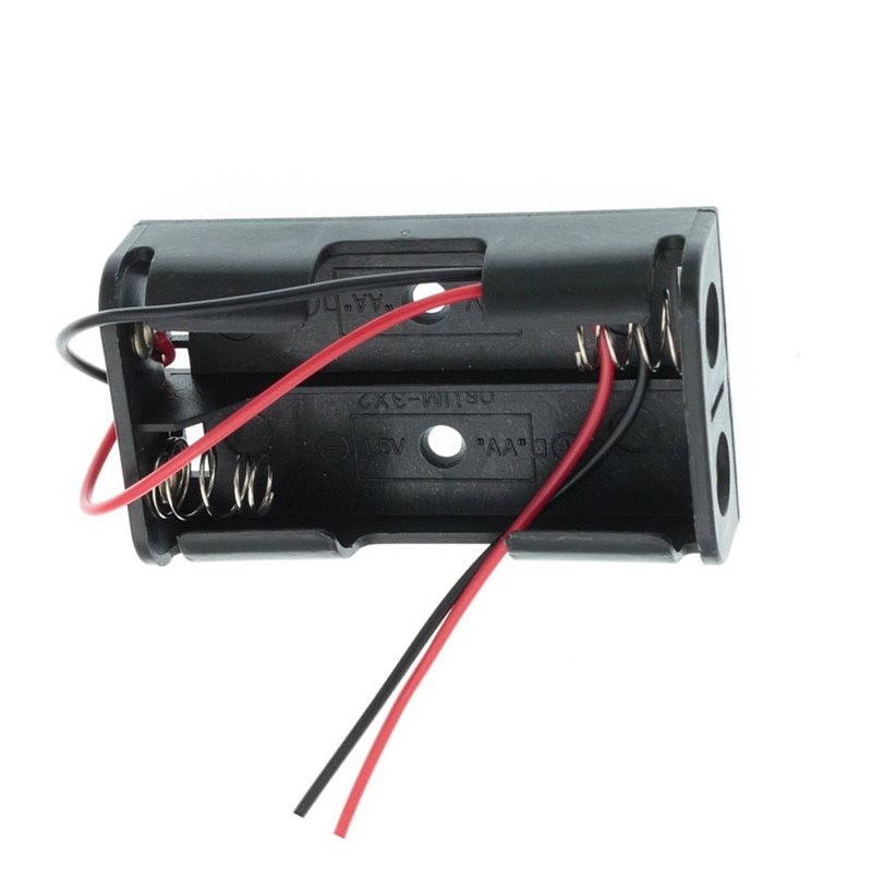 AAAEL-100Pcs 2AA Battery Case  - огляд і ціна Diy Electronics Holder