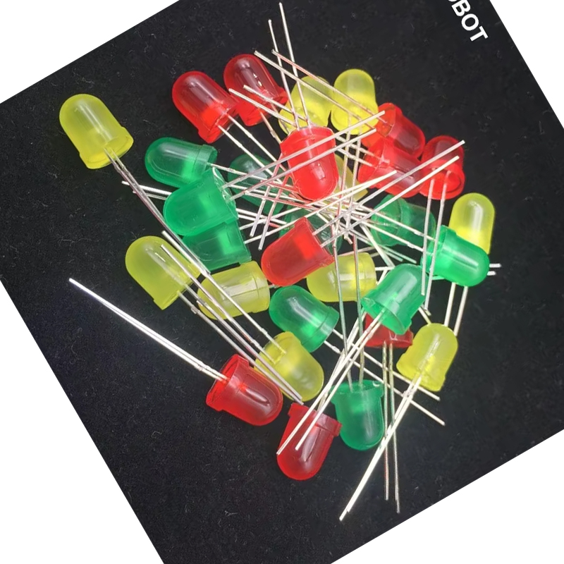 30pcs 8mm LED diode Light Asso - огляд і ціна Diy Electronics For Sale