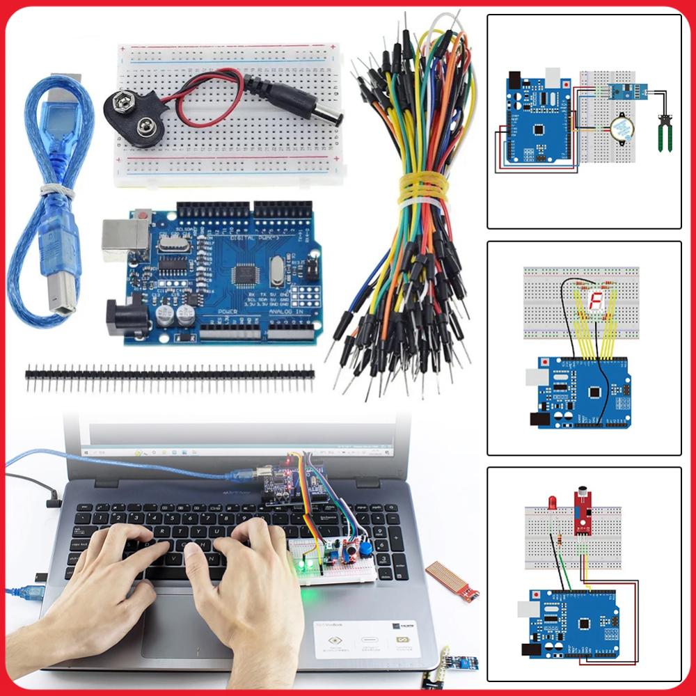 Basic Starter Kit with Breadbo - огляд і ціна Diy Electronics Basics