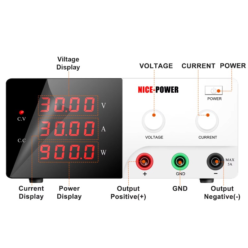 Power R-SPS3030 30V 30A Labora - огляд і ціна Dc Power Supply Variable