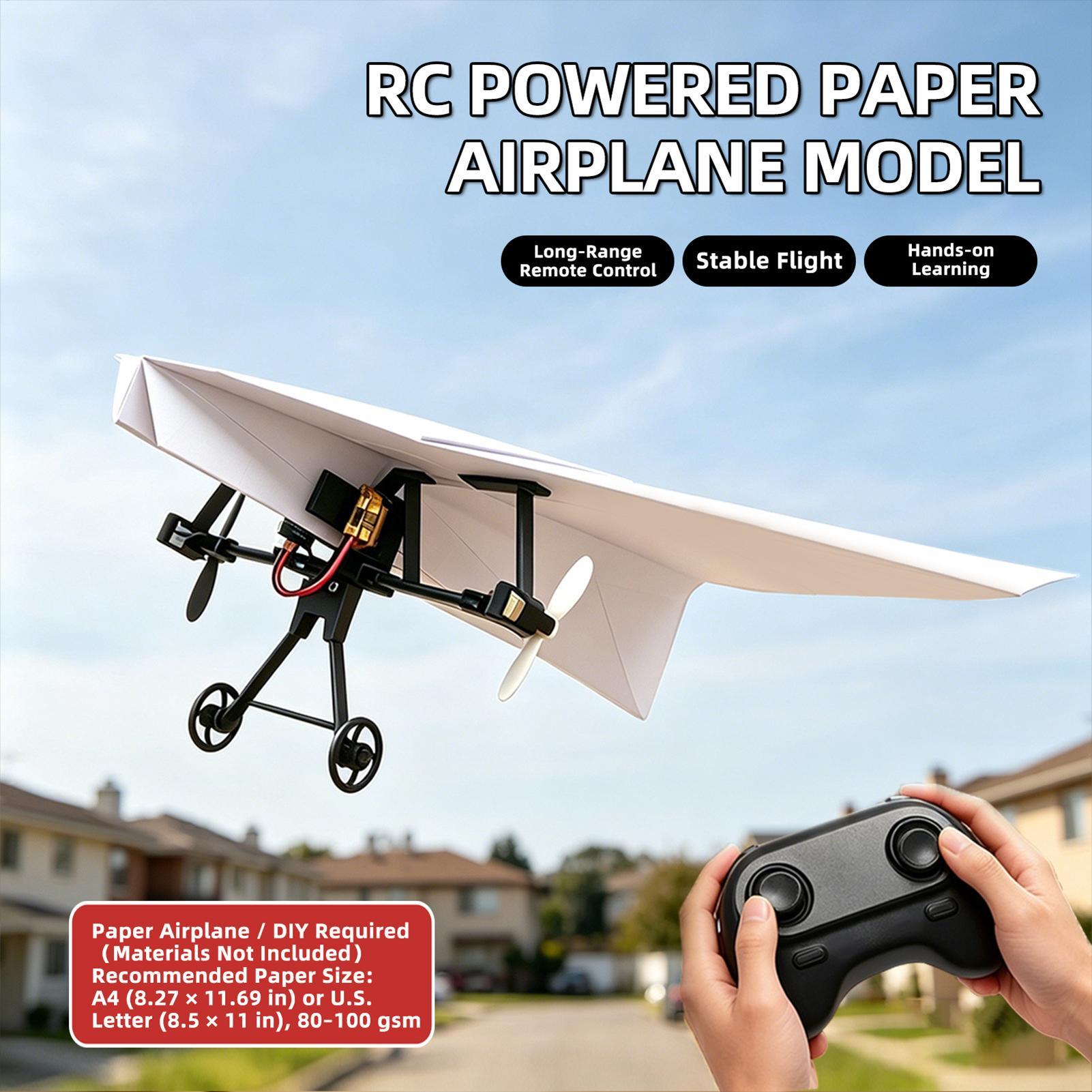 Remote Control Paper Airplane  - огляд і ціна Diy Electronics Power Supply