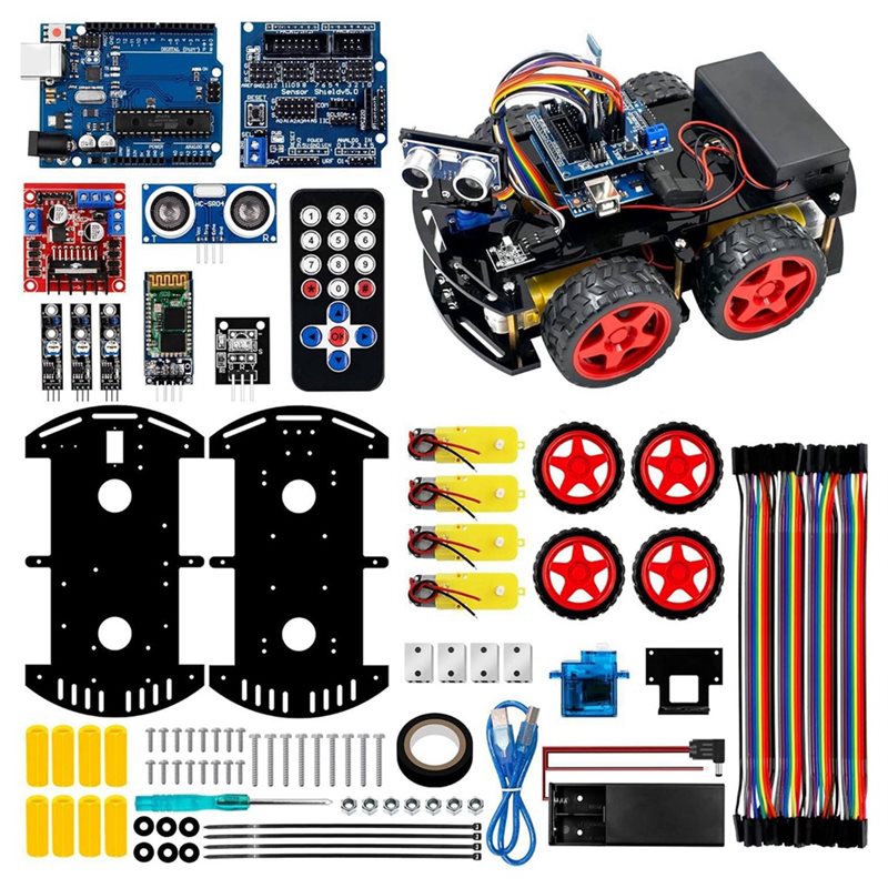 WOWFU-4WD Smart Robot Car Kit  - огляд і ціна Arduino Uno Starter Kit