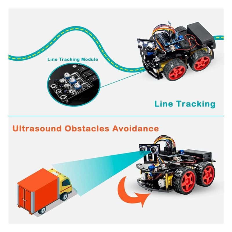 WOWFU-4WD Smart Robot Car Kit  - огляд і ціна Arduino Uno Starter Kit