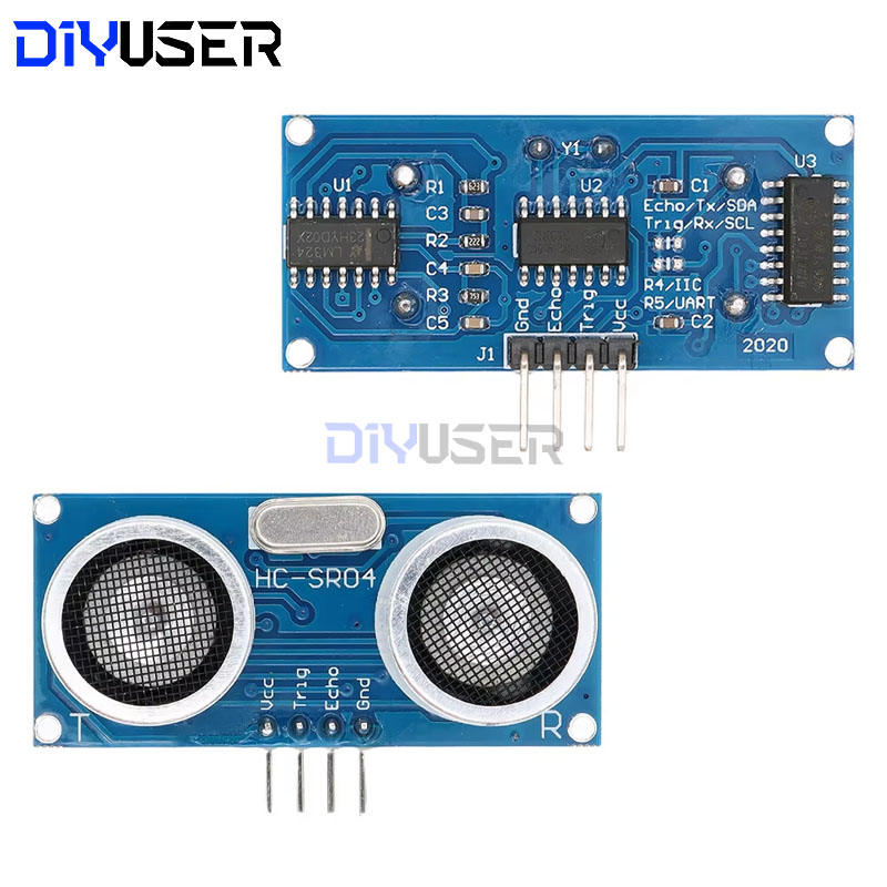 DIYUSER 2pcs Ultrasonic Module - огляд і ціна Ultrasonic Sensor Hc