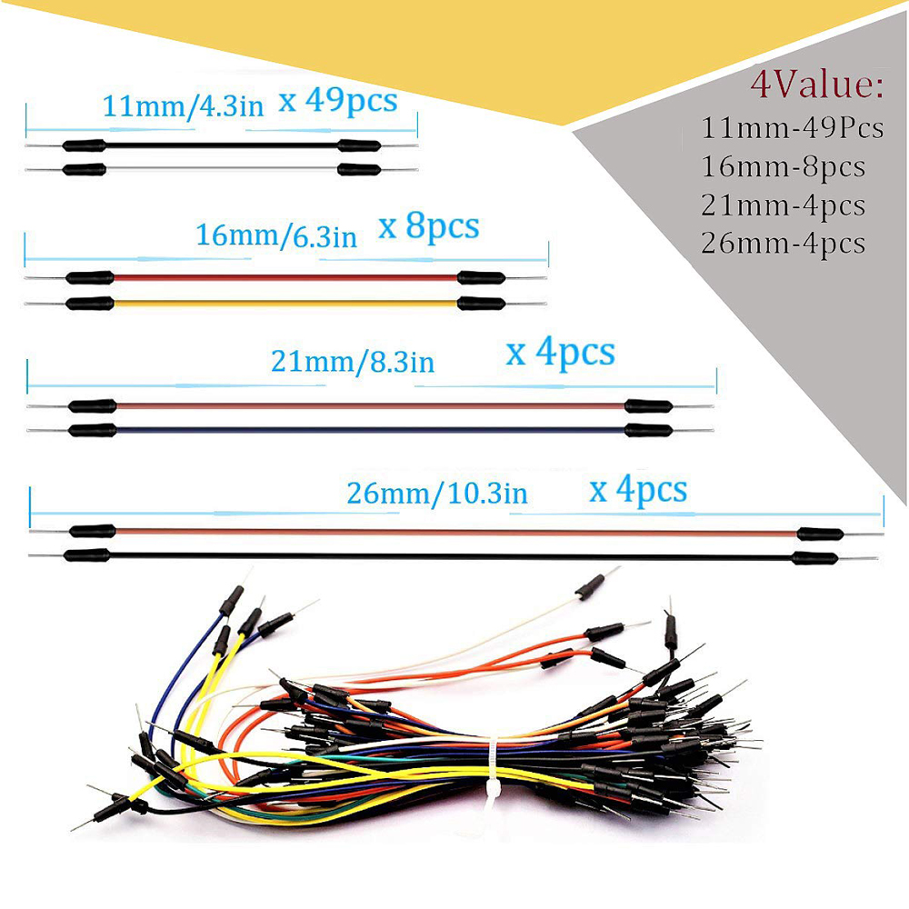 Breadboard Jumper Wire Kit wit - огляд і ціна Breadboard Jumper Wire