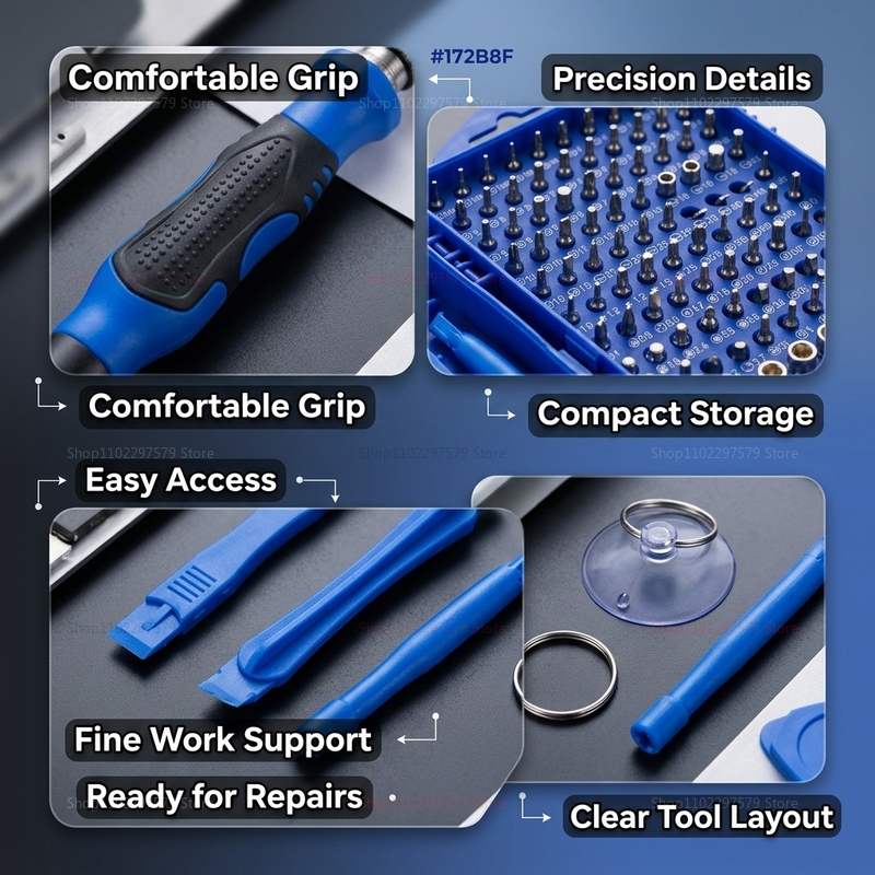 115 in 1 Precision Screwdriver - огляд і ціна Diy Motorcycle Electronics