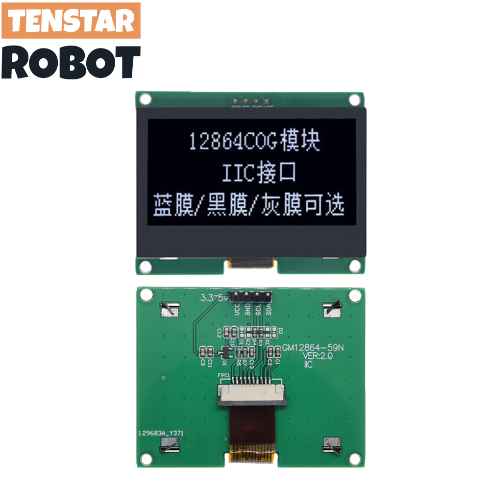 TENSTAR 12864-59N IIC 4P LCD M - огляд і ціна I2C Lcd Display