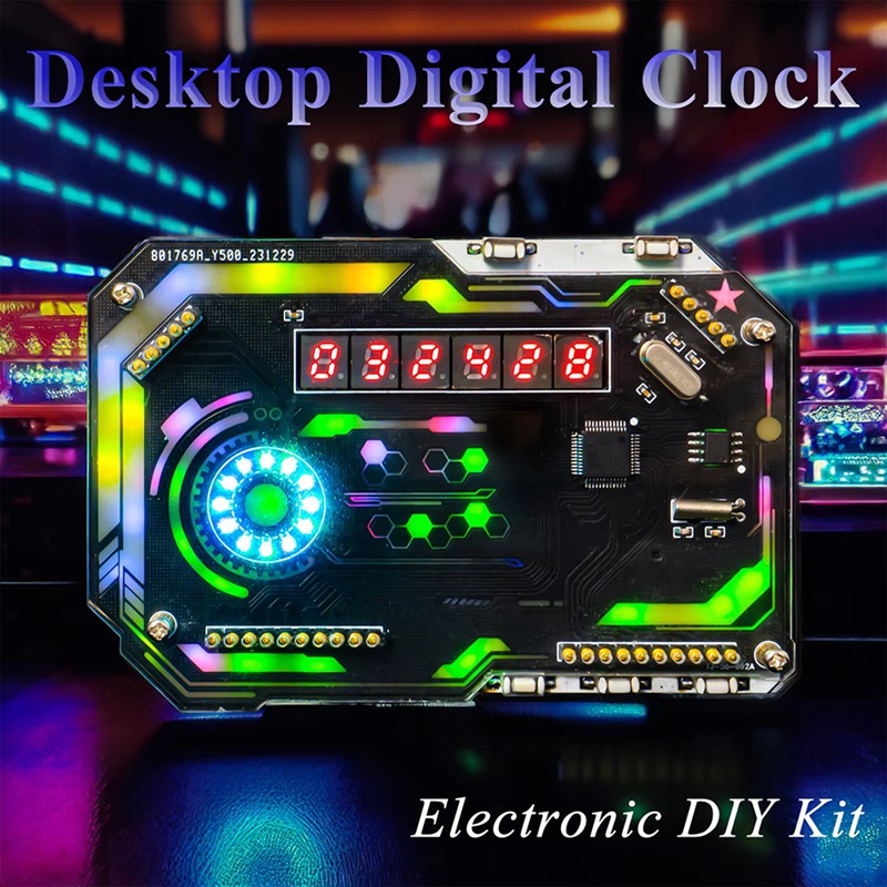 WISH Desktop Digital Clock Ele - огляд і ціна Diy Innovative Electronics